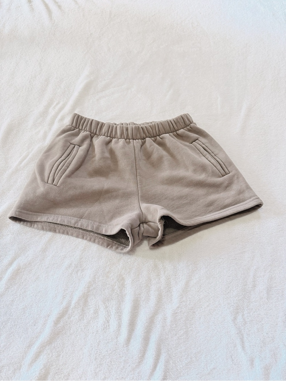 Women's Taupe Pull-On Casual Shorts